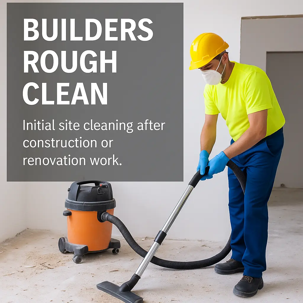 [CS001] 🧱 Builders Rough Clean – Initial Post-Construction Site Clean
